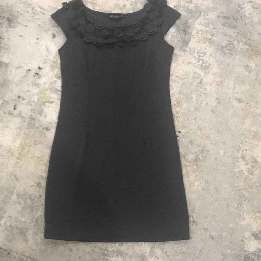 Dress with detail around neck